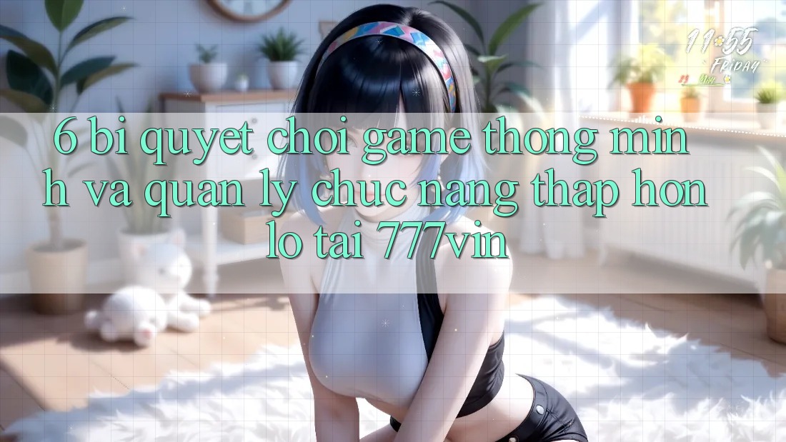 6. Bí Quyết Chơi Game Thông Minh Và Quản Lý Chức năng thấp hơn lỗ Tại 777vin