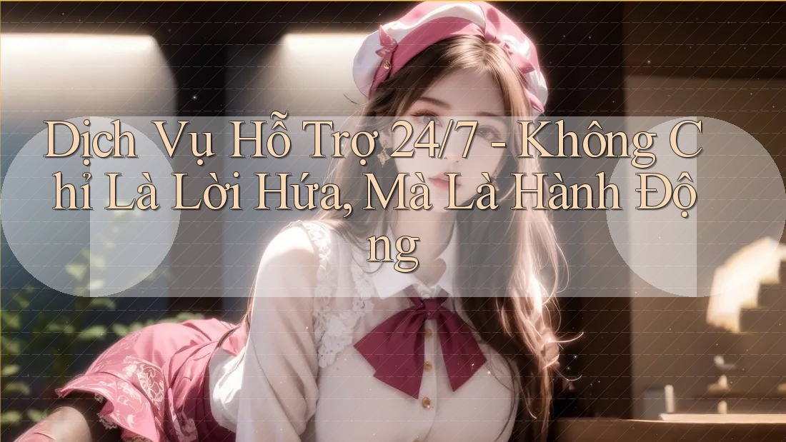 Dịch Vụ Hỗ Trợ 24/7: Không Chỉ Là Lời Hứa, Mà Là Hành Động