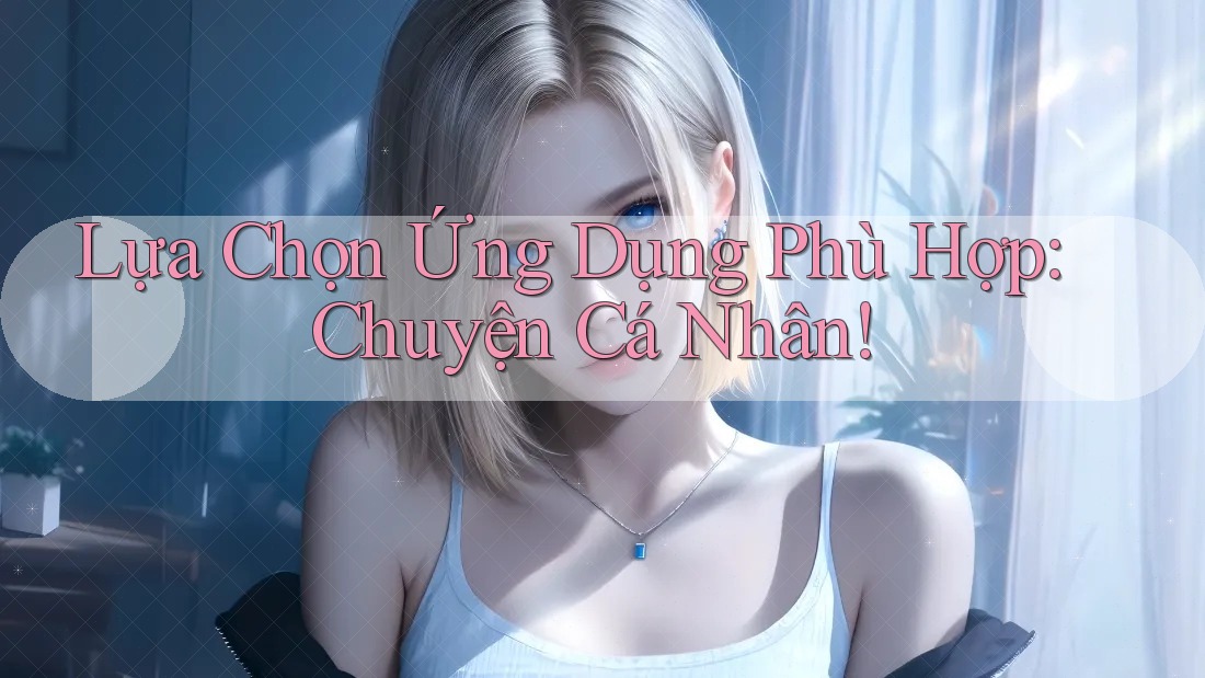 Lựa Chọn Ứng Dụng Phù Hợp: Chuyện Cá Nhân! Lựa Chọn Ứng Dụng Phù Hợp: Chuyện Cá Nhân!