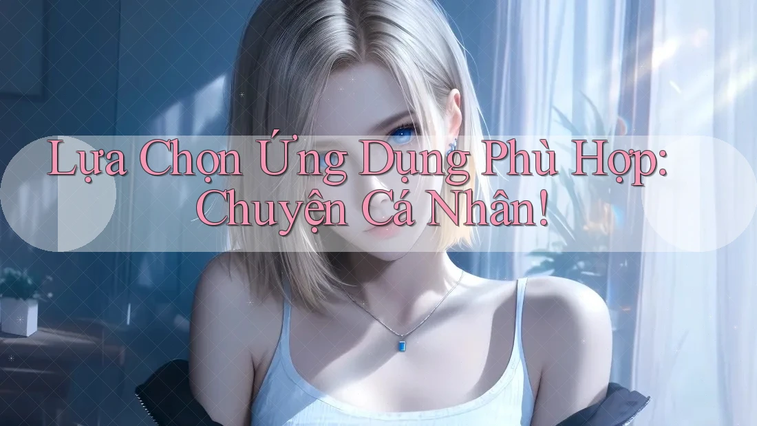 Lựa Chọn Ứng Dụng Phù Hợp: Chuyện Cá Nhân!