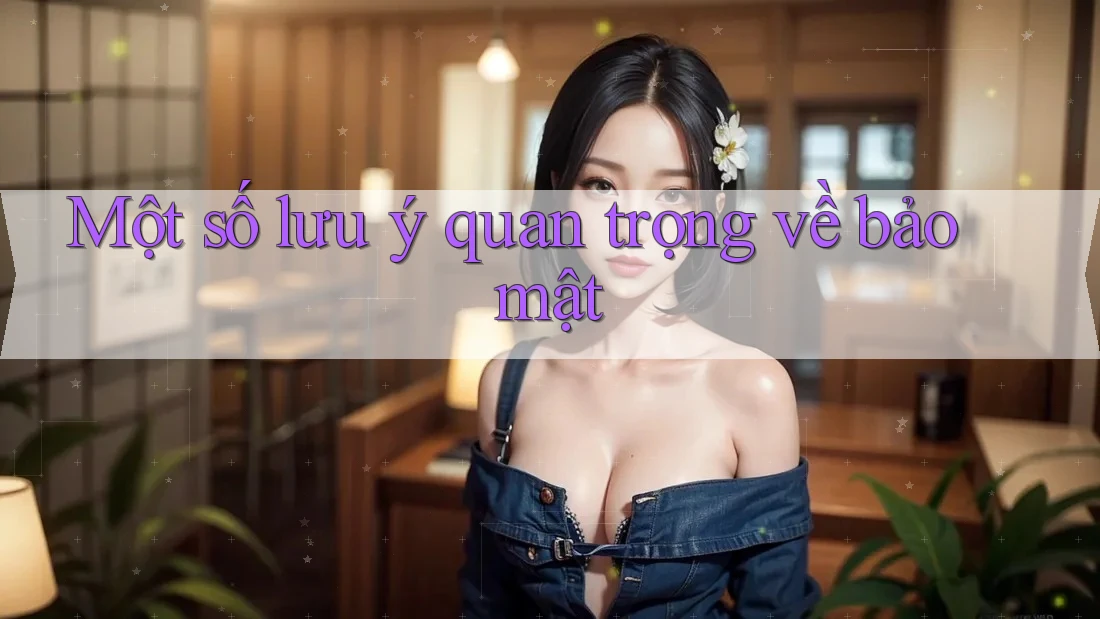 Một Số Lưu Ý Quan Trọng Về Bảo Mật Một Số Lưu Ý Quan Trọng Về Bảo Mật