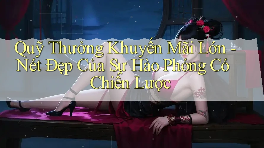 Quỹ Thưởng Khuyến Mãi Lớn - Nét Đẹp Của Sự Hào Phóng Có Chiến Lược Quỹ Thưởng Khuyến Mãi Lớn - Nét Đẹp Của Sự Hào Phóng Có Chiến Lược