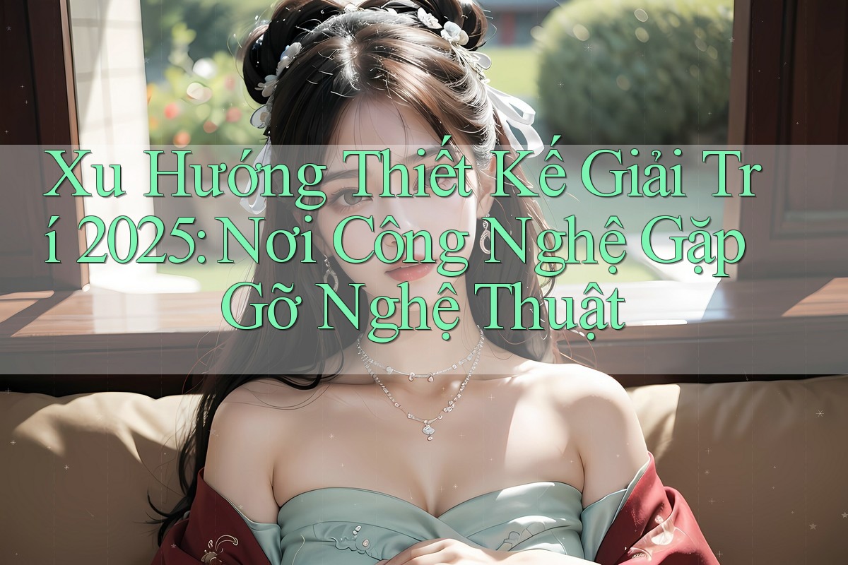 Xu Hướng Thiết Kế Giải Trí 2025: Nơi Công Nghệ Gặp Gỡ Nghệ Thuật